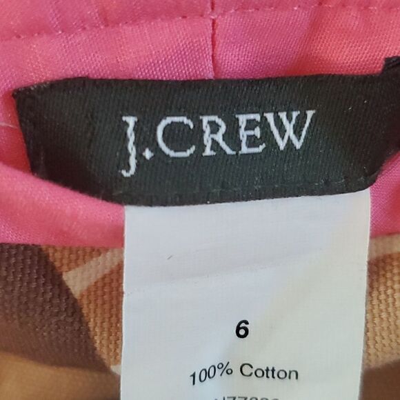 J. CREW Floral Cotton Skirt - Size 6 - Picture 6 of 6